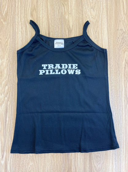 Tradie Pillow Singlet - Black